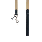 Mungo & Maud Luxury Dog & Cat Outfitters Baseball Cotton Suede Dog Lead Beige Blue