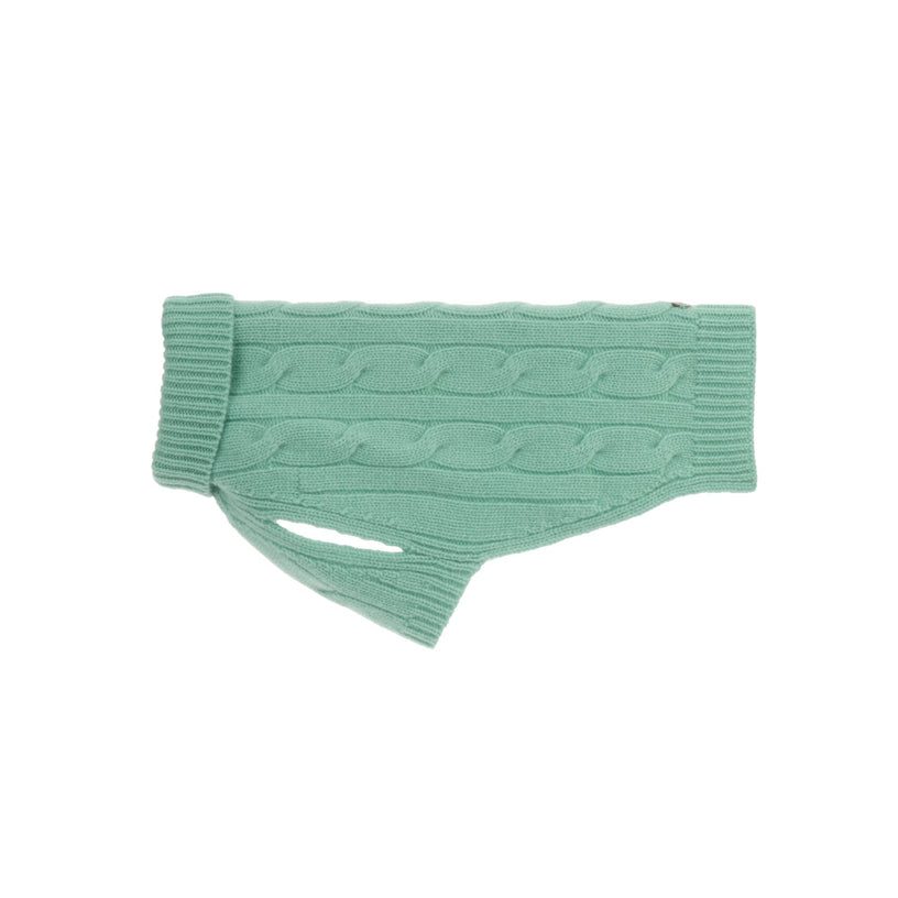 Cable Cashmere Dog Pullover