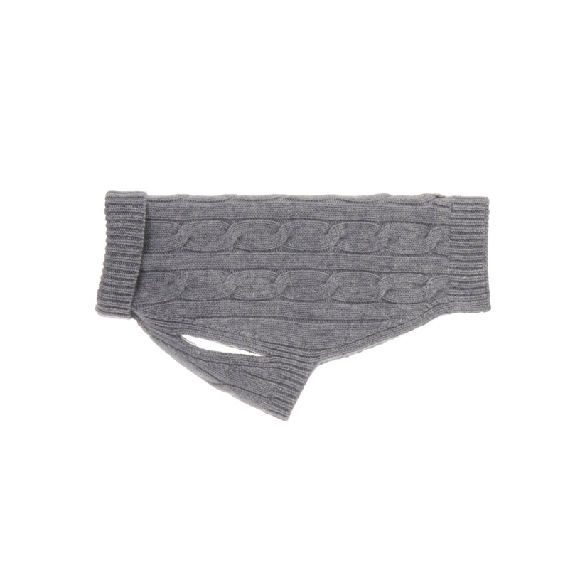 Cable Cashmere Dog Pullover
