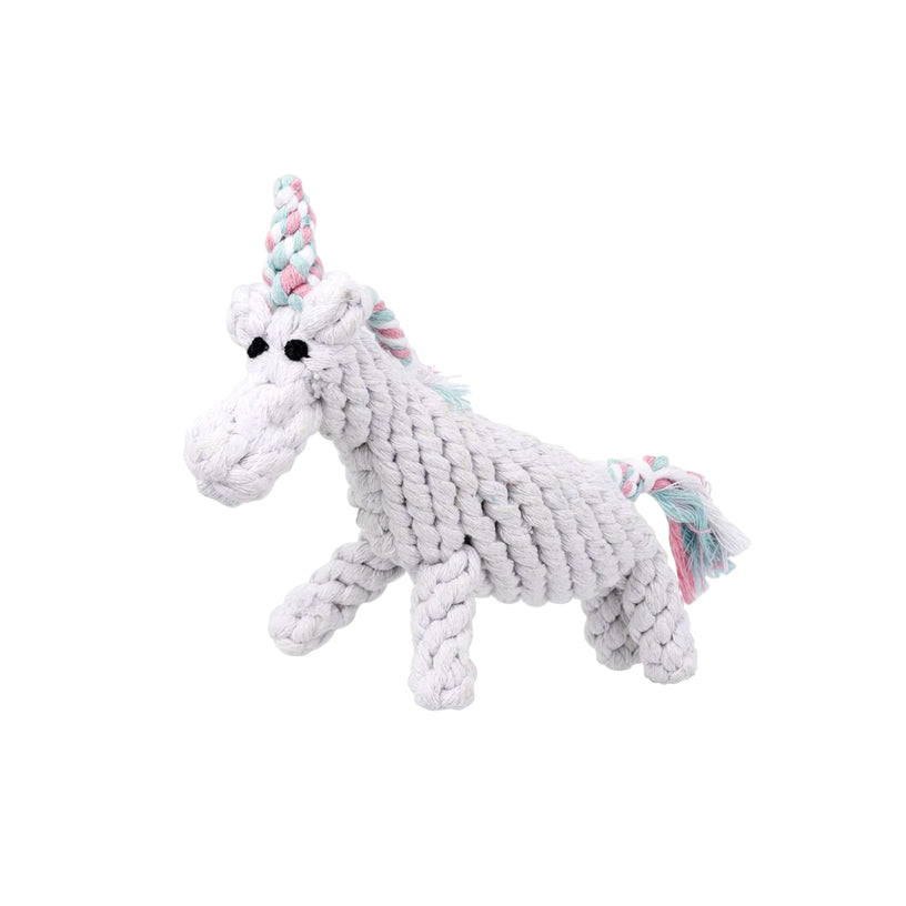 Unicorn Rope Dog Toy