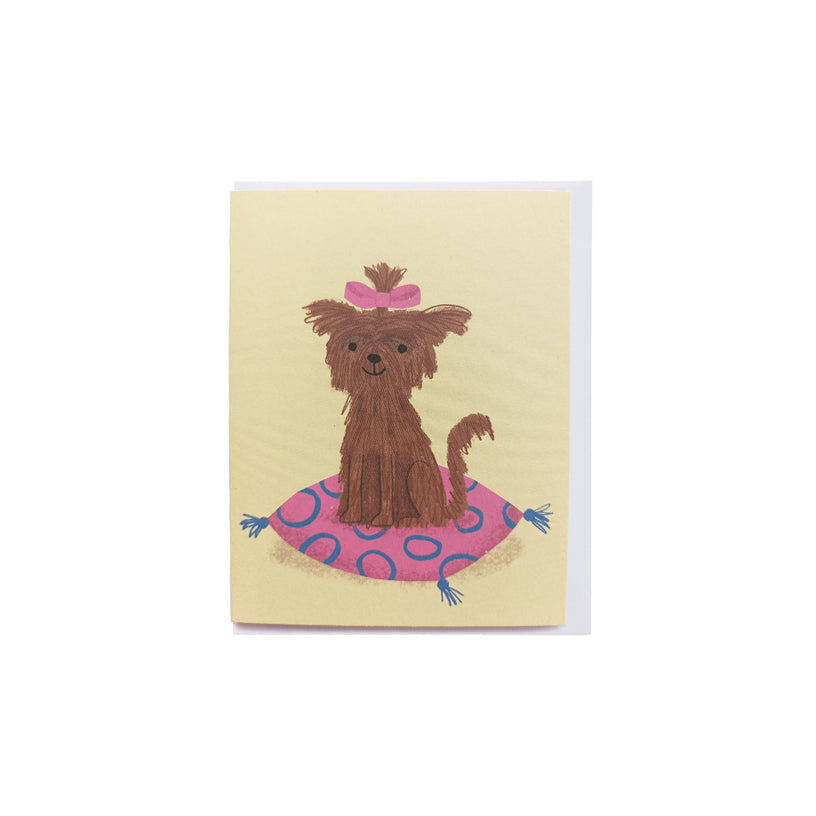 Gloria the Yorkie Card