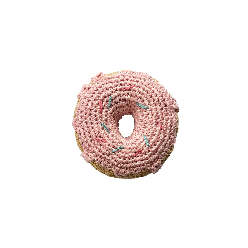Crochet Donut Dog Toy
