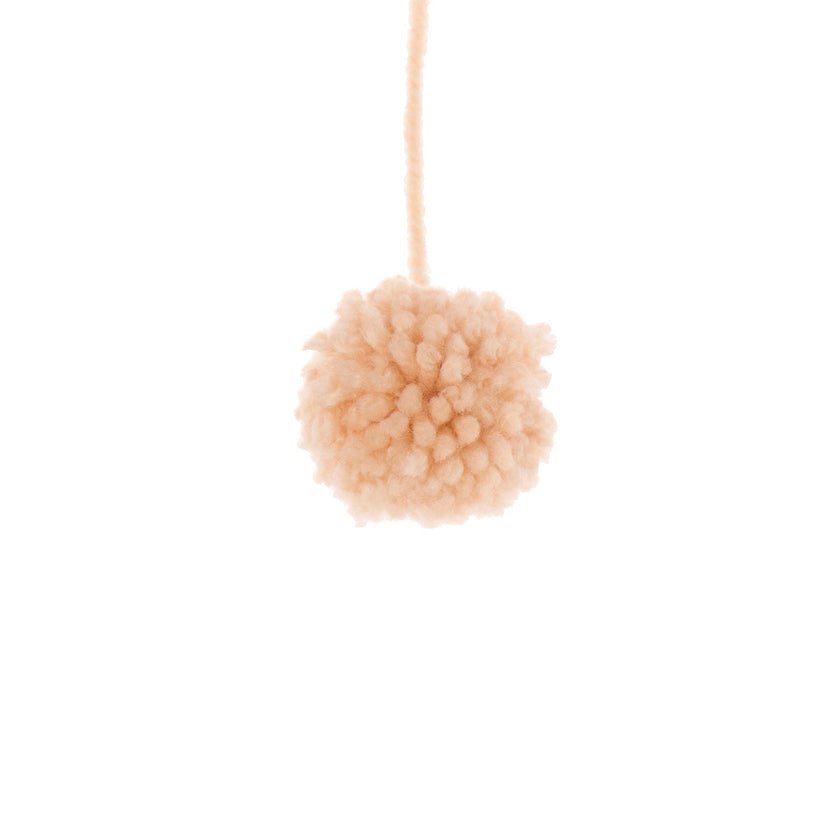 Knitted Pompom Cat Toy