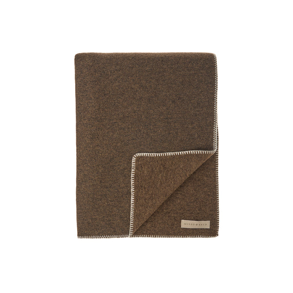Mungo & Maud Luxury Dog & Cat Outfitters Stitch Wool Blanket Brown