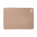 Mungo & Maud Luxury Dog & Cat Outfitters Snuggle Cotton Fleece Dog Blanket Orange Beige