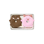 Mungo & Maud Luxury Dog & Cat Outfitters Donut-Piglet Dog Toy Pink Donut-Bear Dog Toy Brown