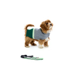 Mungo & Maud Luxury Dog & Cat Outfitters Obi Merino Cashmere Dog Pullover Grey Green