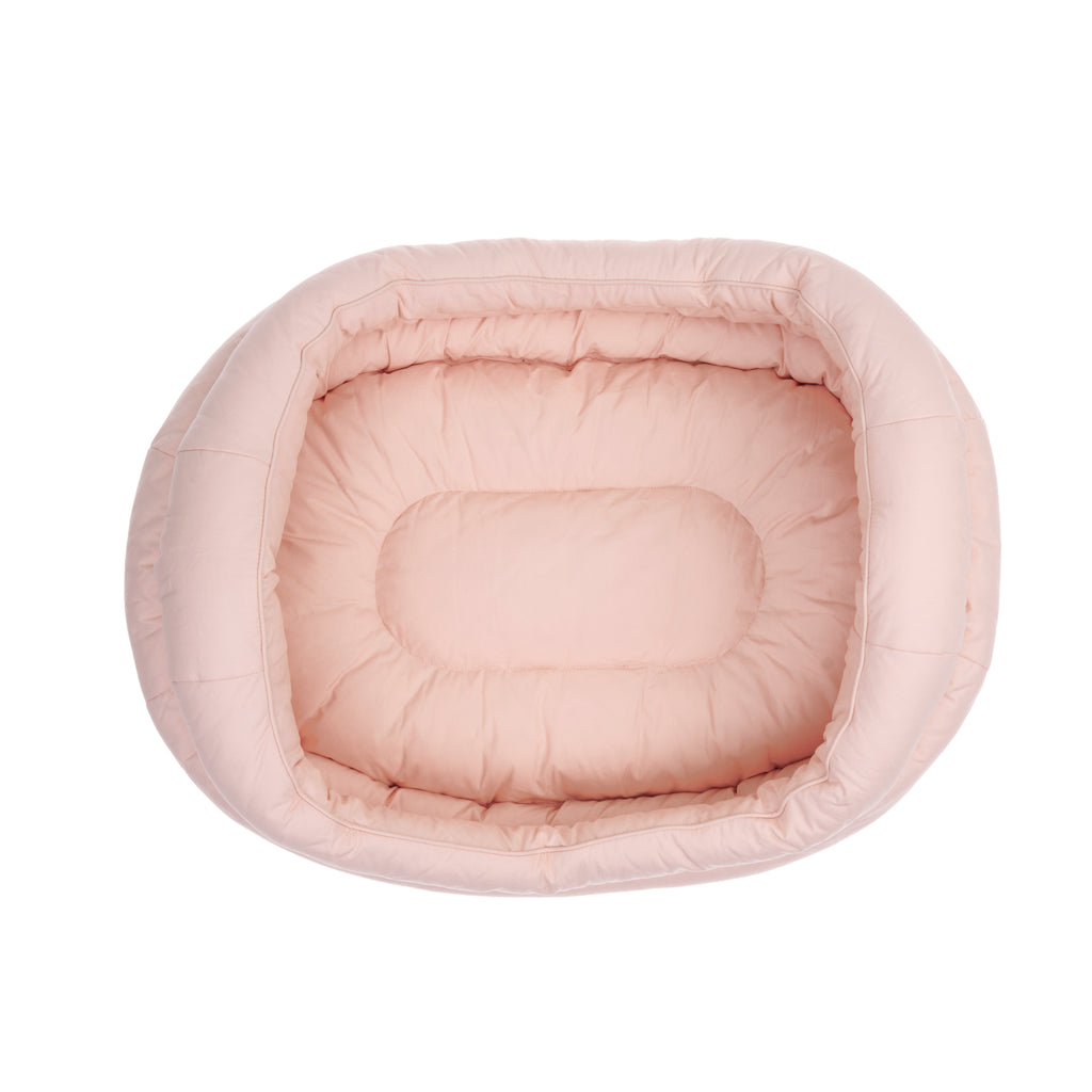 Mungo & Maud Luxury Dog & Cat Outfitters Canoe Dog Bed Pink