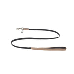 Mungo & Maud Luxury Dog & Cat Outfitters Baseball Cotton Suede Dog Lead Beige Grey