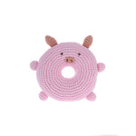 Mungo & Maud Luxury Dog & Cat Outfitters Donut-Piglet Dog Toy Pink