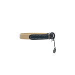 Mungo & Maud Luxury Dog & Cat Outfitters Baseball Cotton Suede Dog Collar Beige Blue