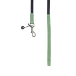 Mungo & Maud Luxury Dog & Cat Outfitters Baseball Cotton Suede Dog Lead Grey Green