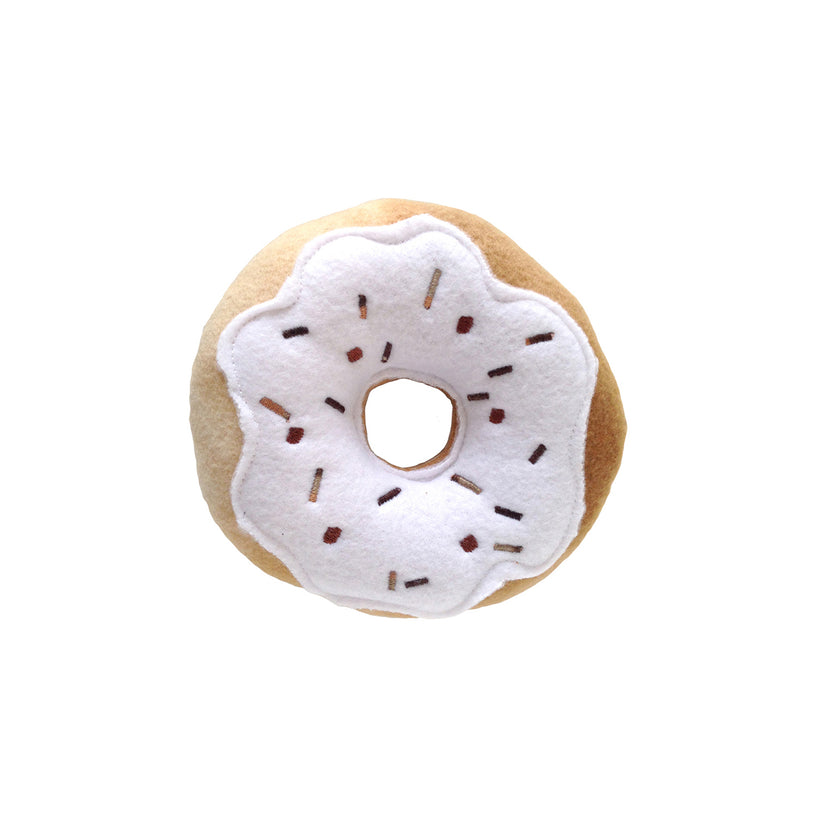 Sprinkled Donut Dog Toy
